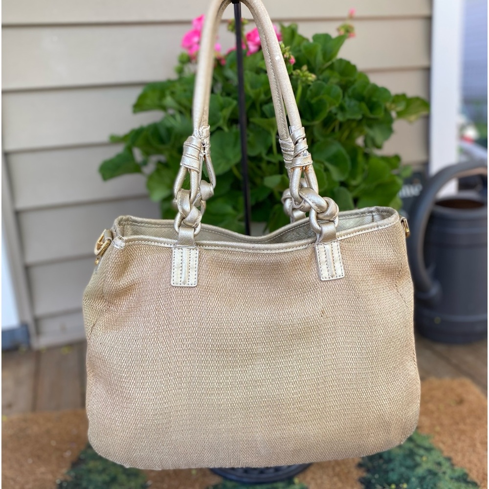 Tory Burch Slouchy woven straw shoulder bag - Picture 5 of 10